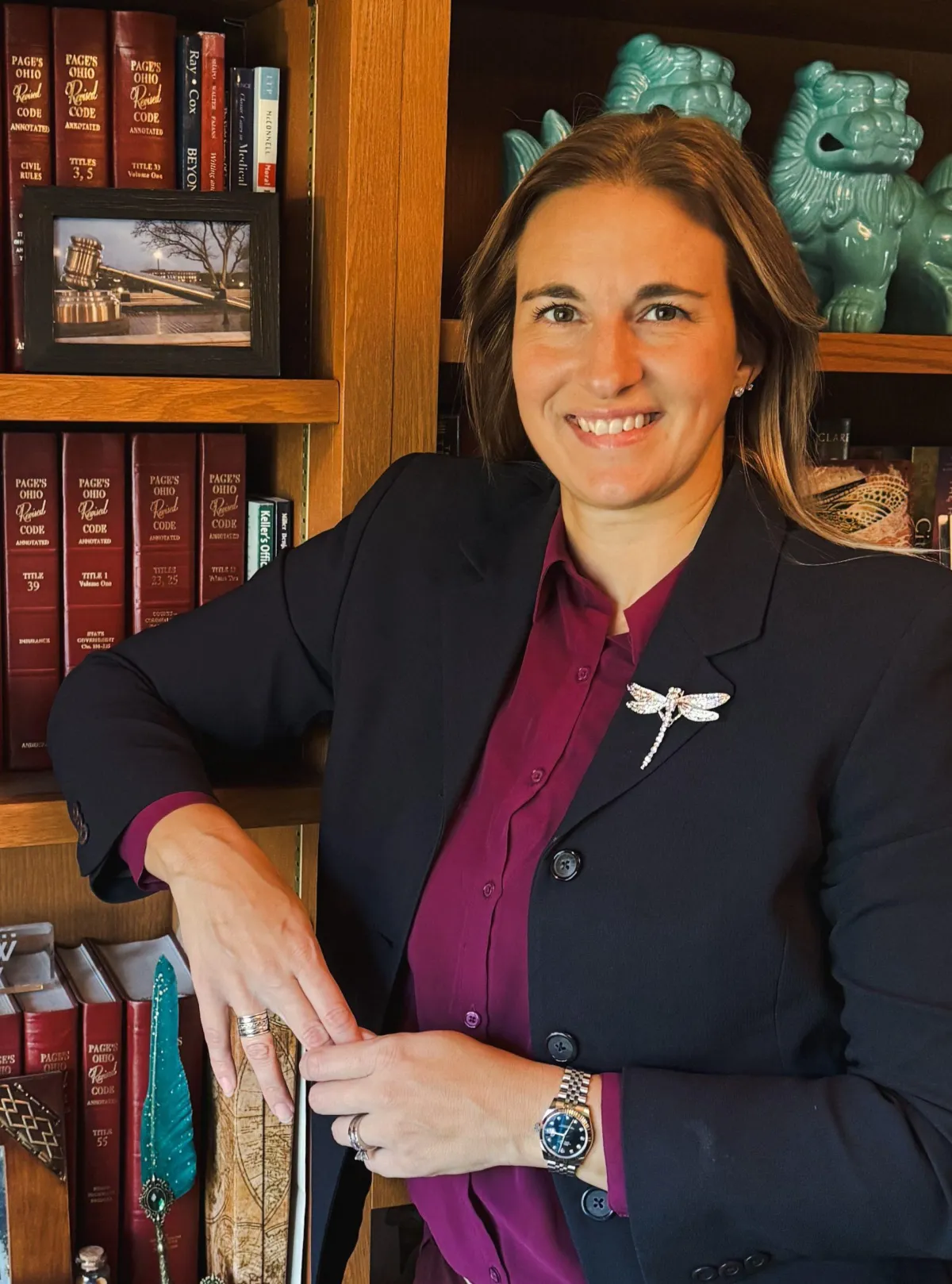 Jaime Agnew in her office