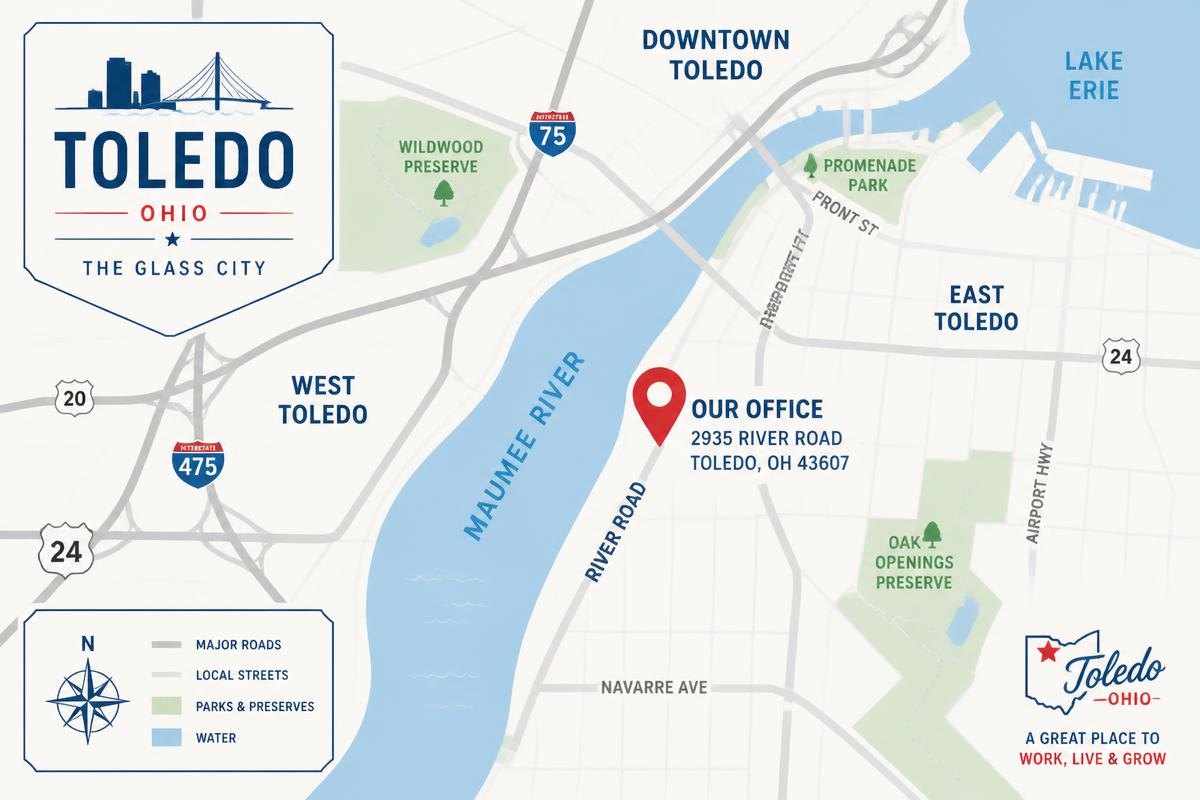 Map to the campaign office